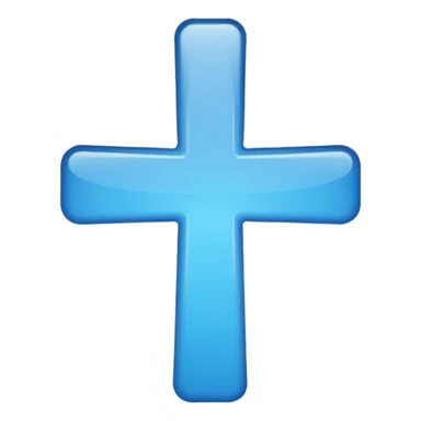 Blessed - simple font blue sticker