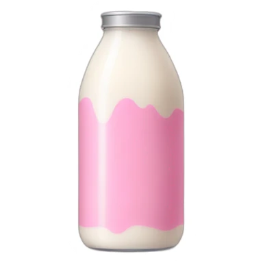 Pink milk sticker
