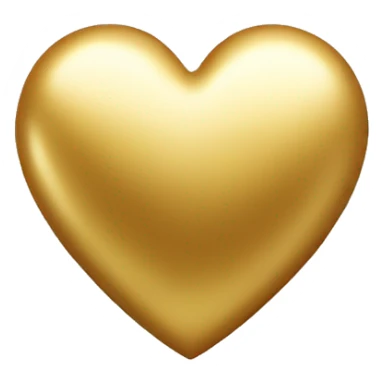 gold heart  sticker