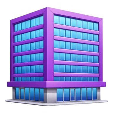 purple pickup point building sticker