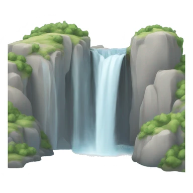 Cascade d’eau sticker