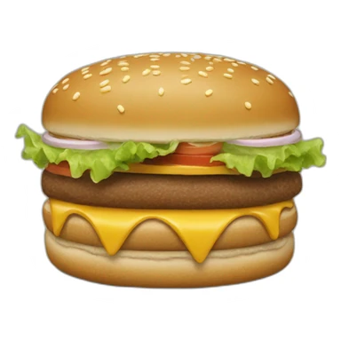 quad big mac sticker
