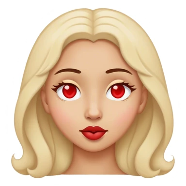 Heart eyes and sticking out Connie  sticker