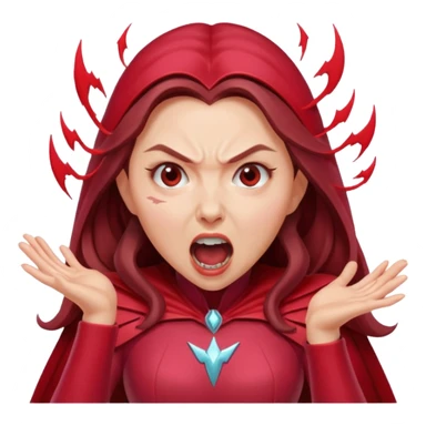 Scarlet Witch screaming sticker