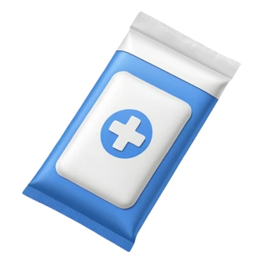 powdered medicine packet sticker