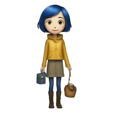 Coraline and the secret door sticker