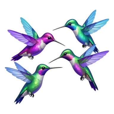 MORE HUMMINGBIRDS sticker