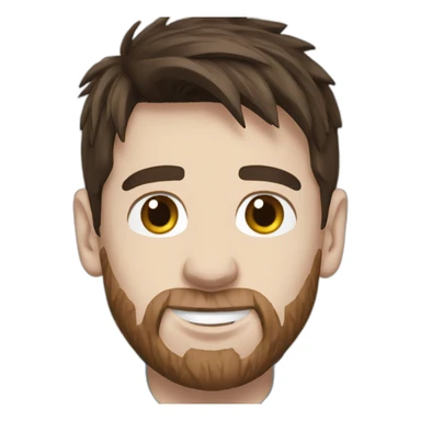 Messi with argentina tshirt sticker