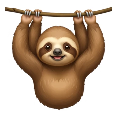 a sloth sticker