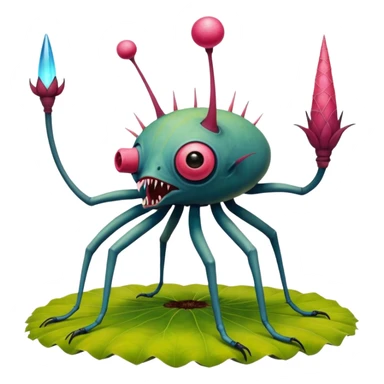 solarpunk - hieronymus bosch phantasmagoric mutant creatures from the garden of earthly delights sticker