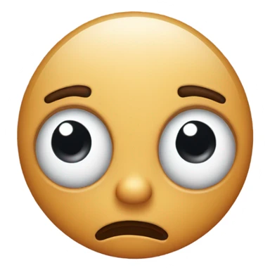 blushing emoji with sweat sticker