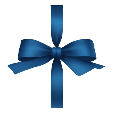 dollars in a dark blue bow sticker