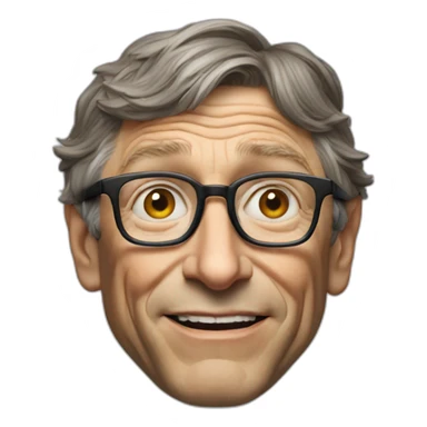 homeless bill gates sticker