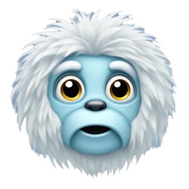 Cute yeti sticker