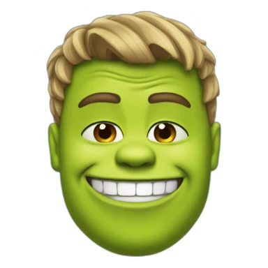 bieber shrek sticker