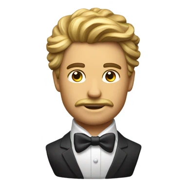 Most handsome Man trophy sticker