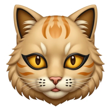 Cat wearing a mask  sticker