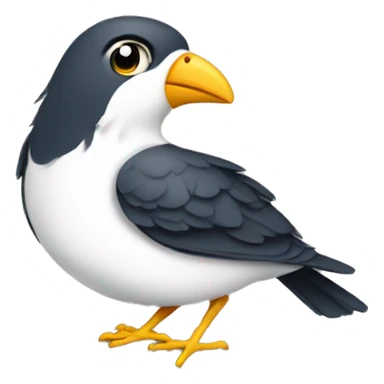 Bird book stack sticker