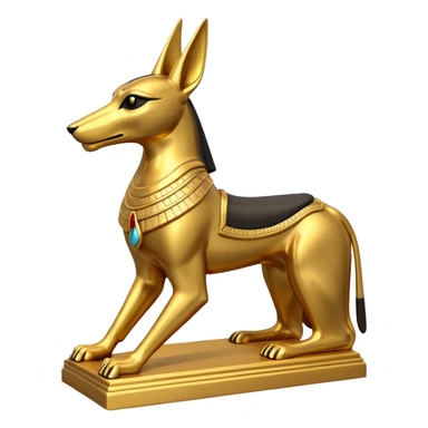 anubis statue sticker