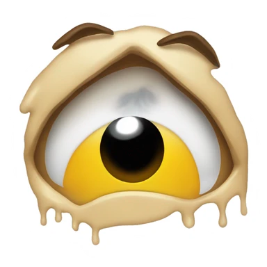 Smeared eyes crying  sticker