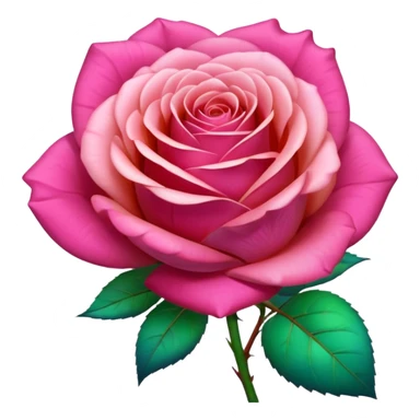 Multichrome Colorshifting REALISTIC rose sticker