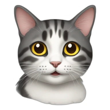 Chient câlin chat sticker