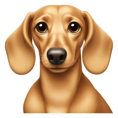 Blonde dachshund sticker