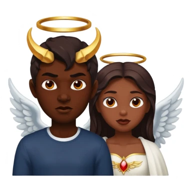 😈+😇 versione emoji sticker