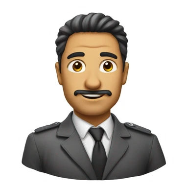 Dito medio spaventato sticker