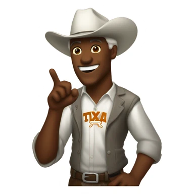 Hook em horns Texas  sticker