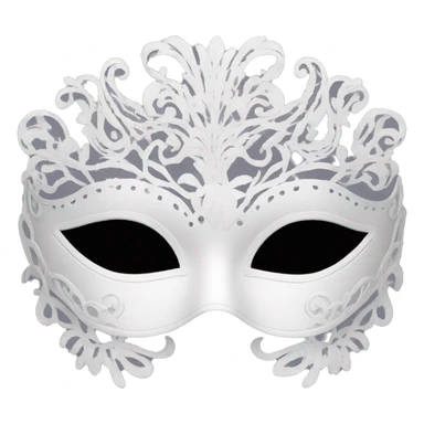 lace mask sticker