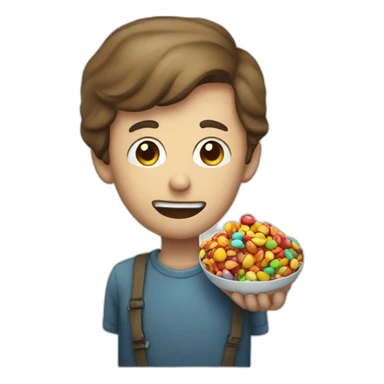 candy man hungry sticker