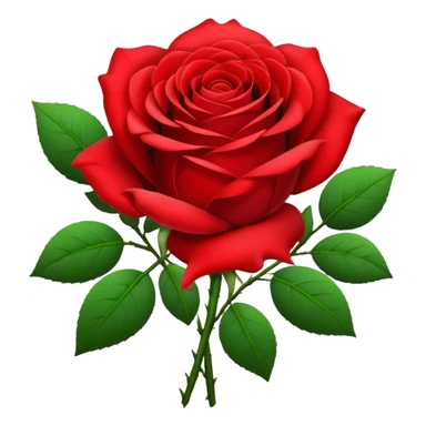Generate a red rose bouquet sticker