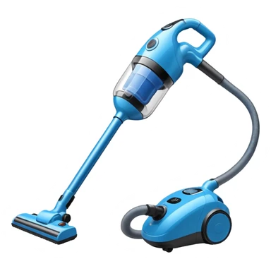 blue cordless vacuum sticker