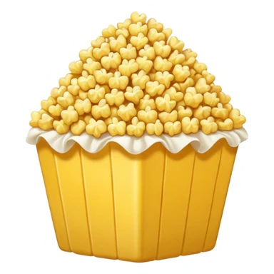 One popcorn  sticker