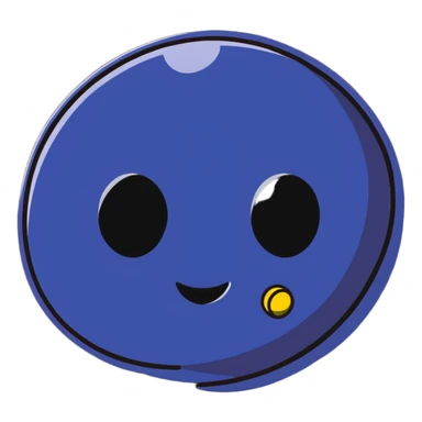Pac-Man character sticker