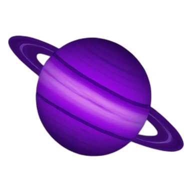 Purpel Saturn sticker