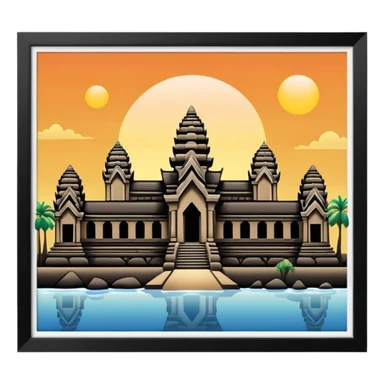 Angkor Wat sticker