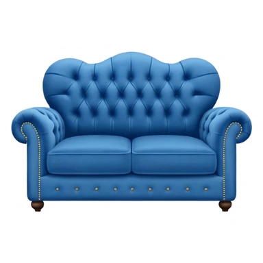 blue sofa sticker