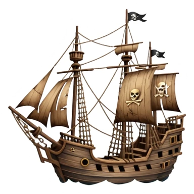 mât bateau pirate sticker
