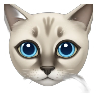 siamesecat-blueeyes sticker
