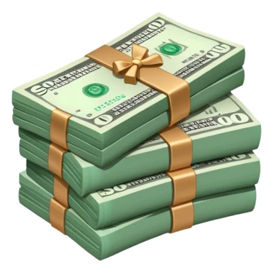 Stack of money  sticker