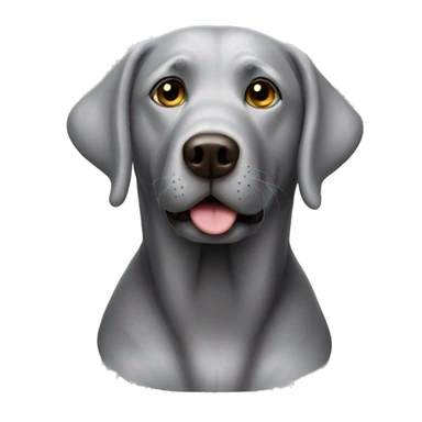 Silver lab sticker
