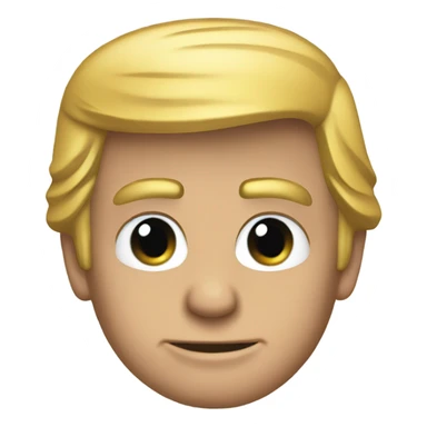 Donald trump with a suit  sticker