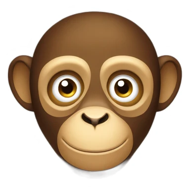 monkey say stop sticker