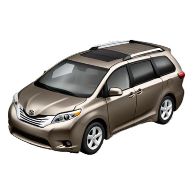 Toyota sienna diecast car sticker
