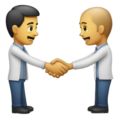 emoji people shaking hands sticker