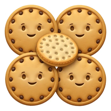 un crackers aux graines en mode emoji google sticker