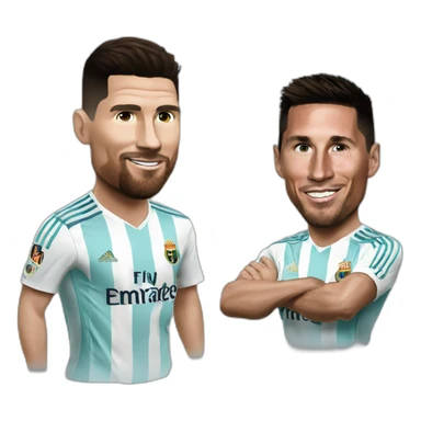 Ronaldo tue messi sticker