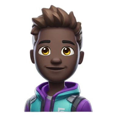 Galaxy Fortnite Skin sticker